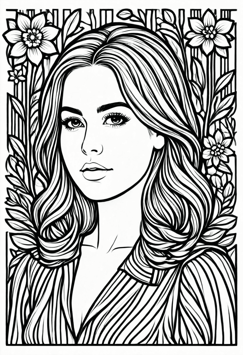 Portrait Gallery — free printable coloring page to download and print