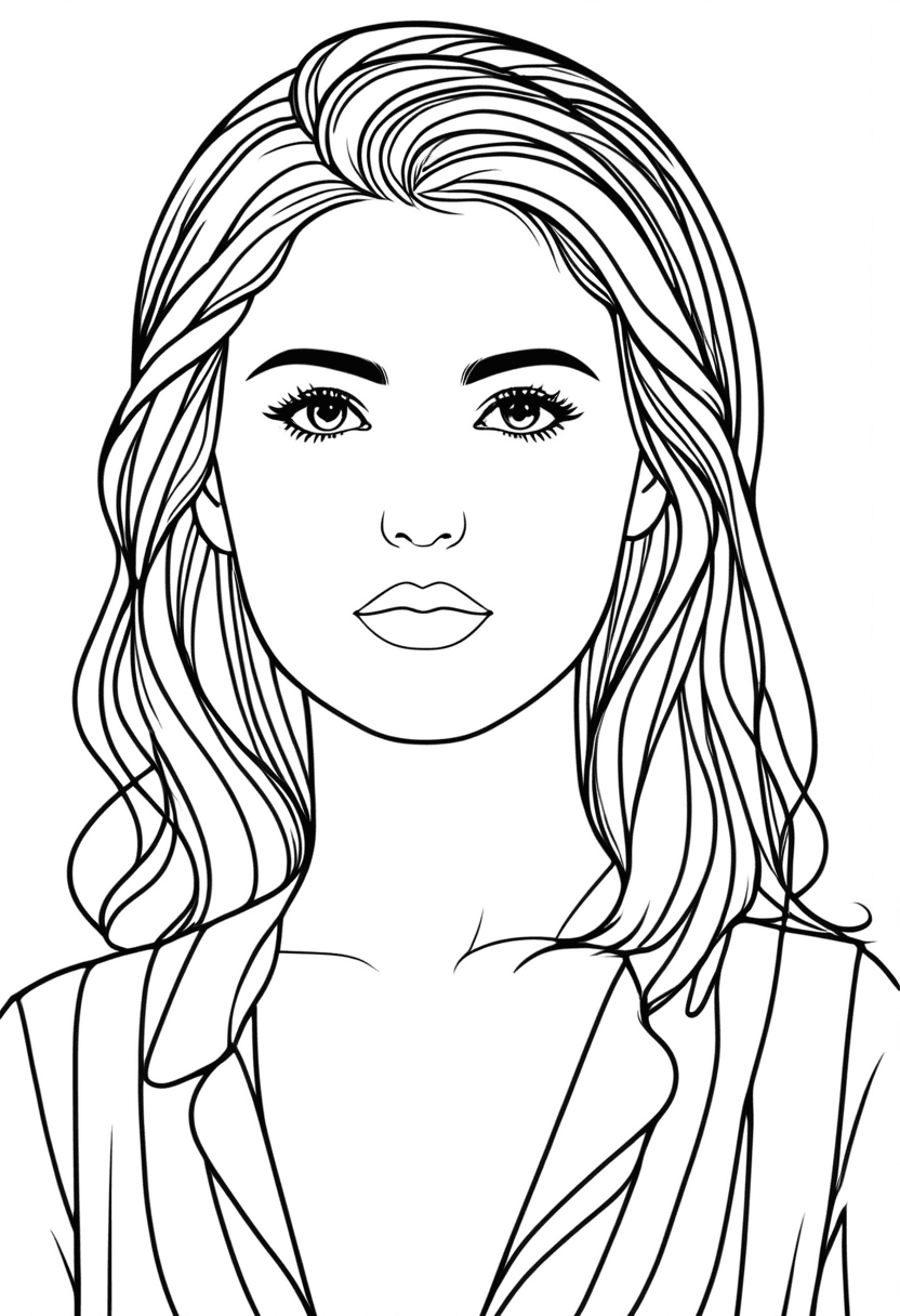 Contemporary Chic — free printable coloring page to download and print