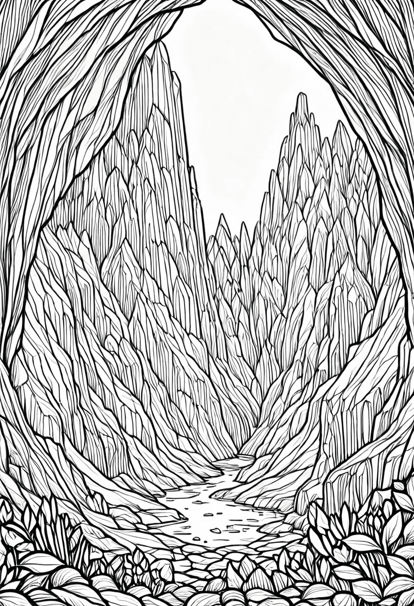 Desert Adventure — free printable coloring page to download and print