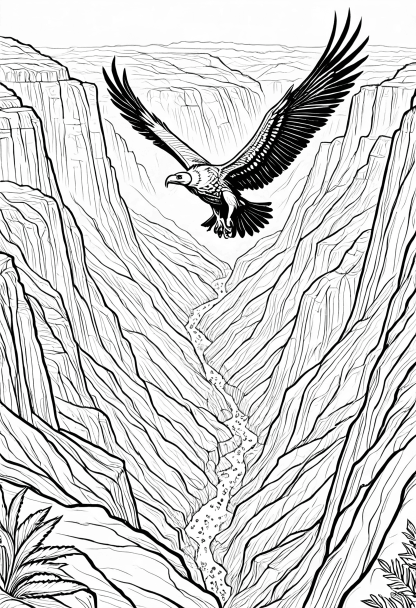 Desert Hawks Domain — free printable coloring page to download and print