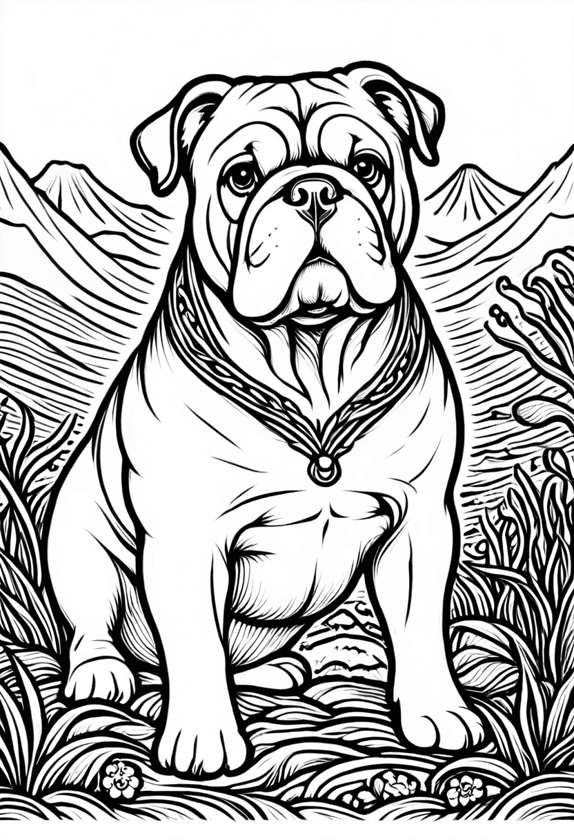 Dog s — free printable coloring page to download and print