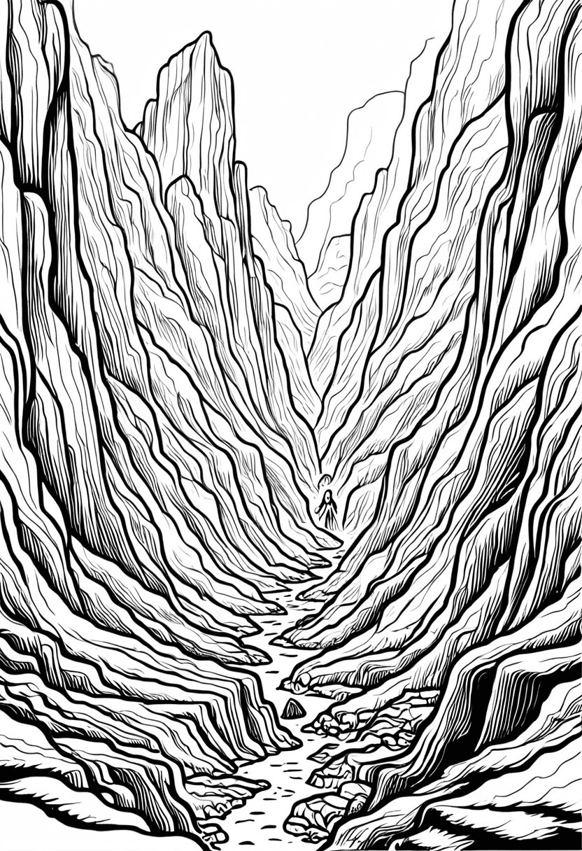 Exploring the Wild West — free printable coloring page to download and print