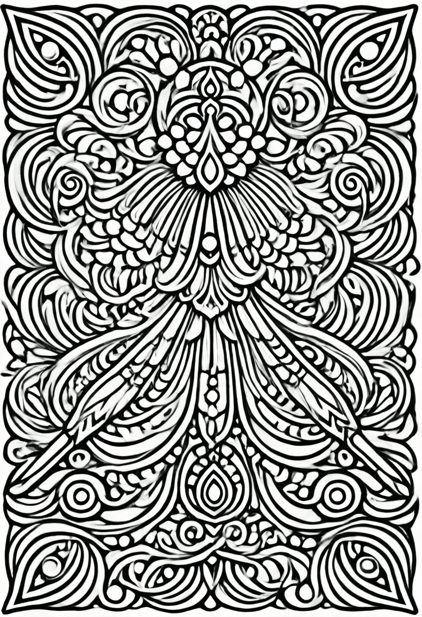 Floral Artistry — free printable coloring page to download and print