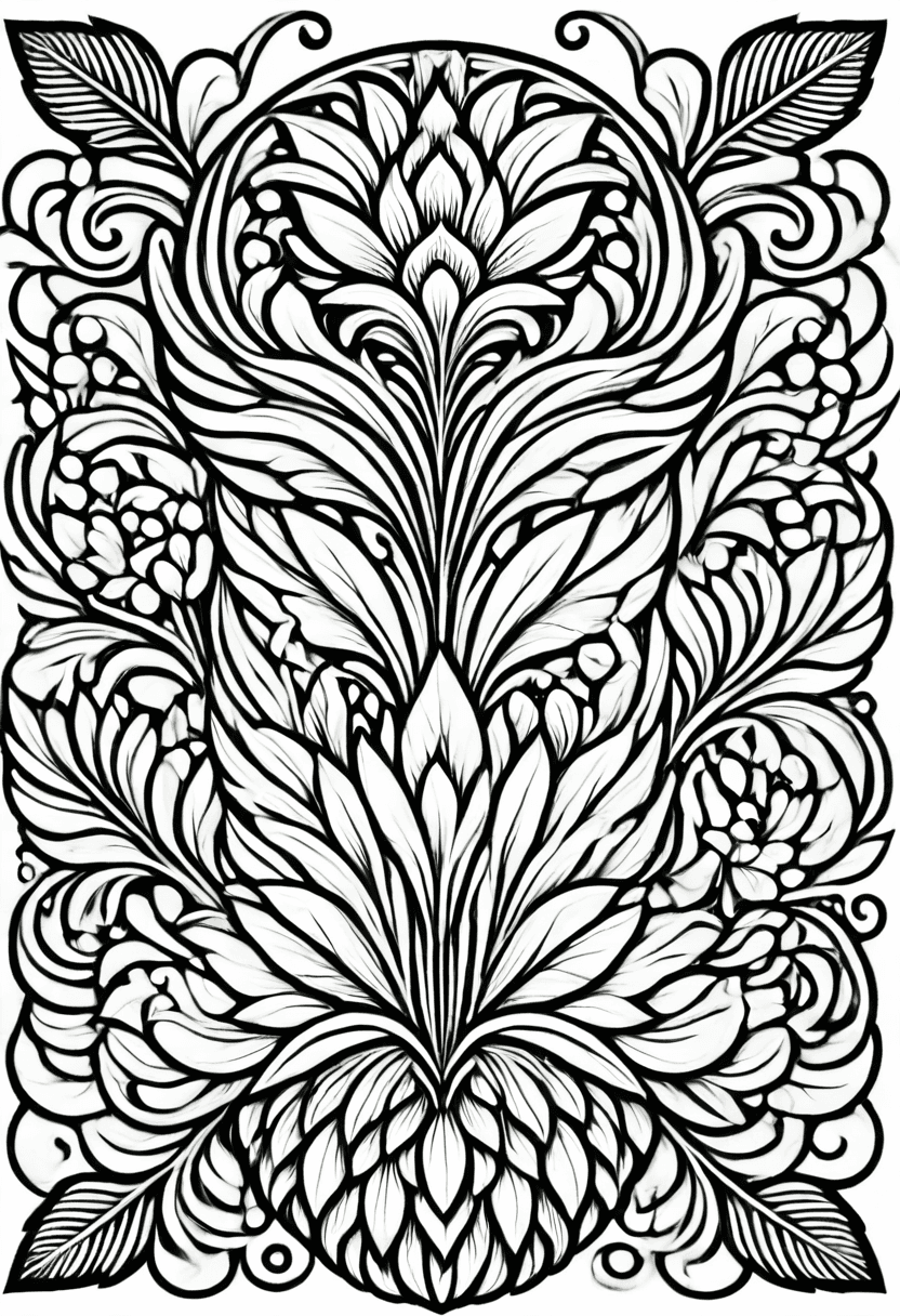 Flourishing Art — free printable coloring page to download and print