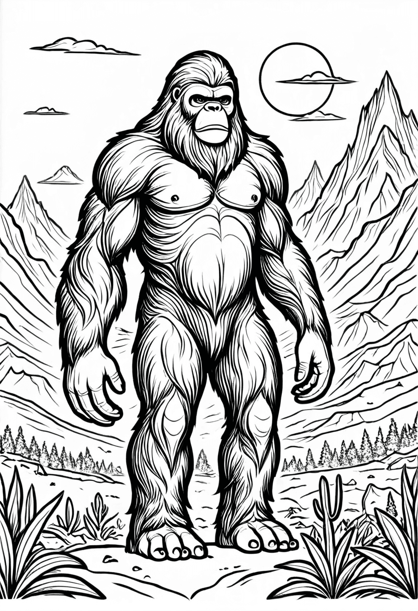 Furry Facts — free printable coloring page to download and print