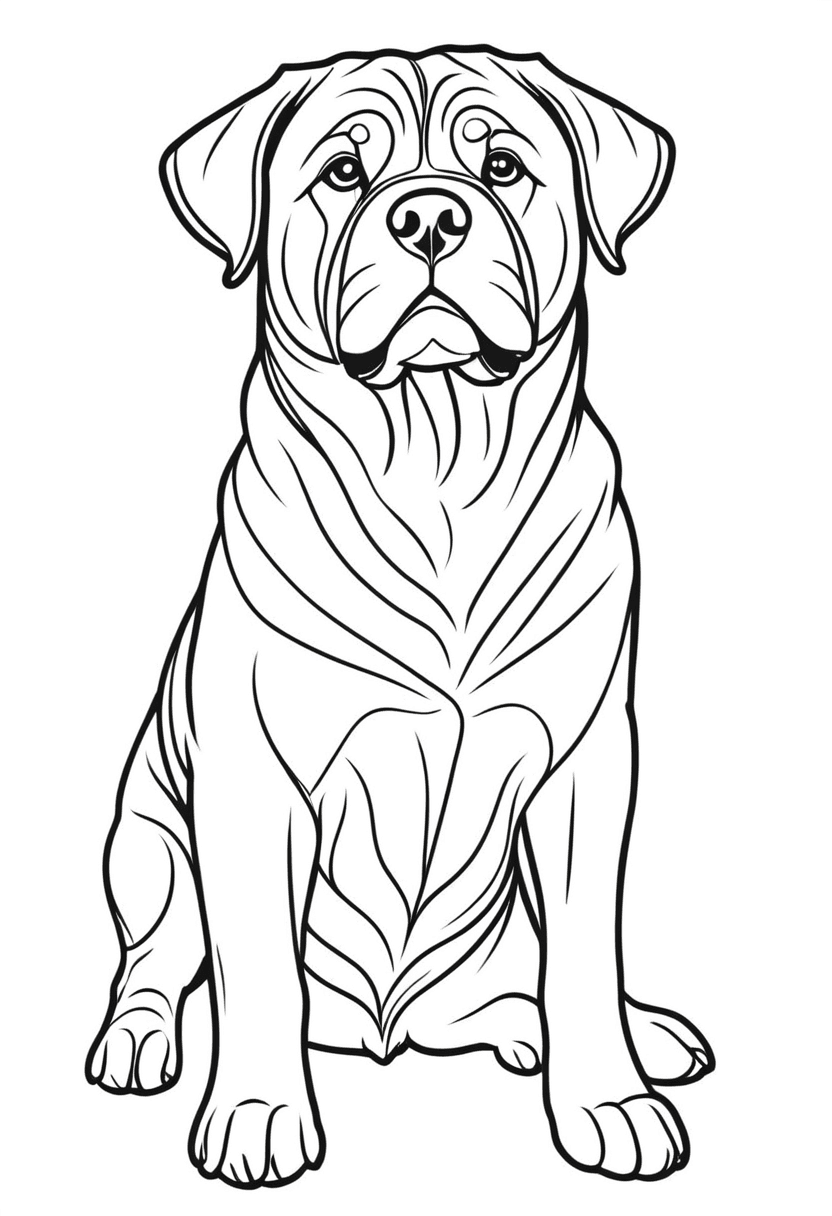 Loyal Friend — free printable coloring page to download and print