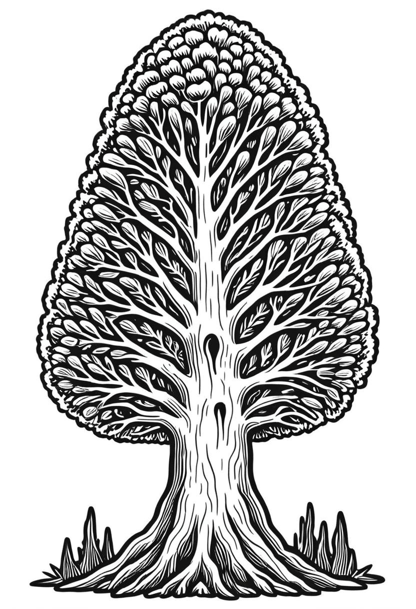 Natures Architect — free printable coloring page to download and print