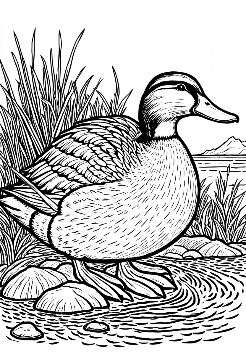 Natures Charmer — free printable coloring page to download and print