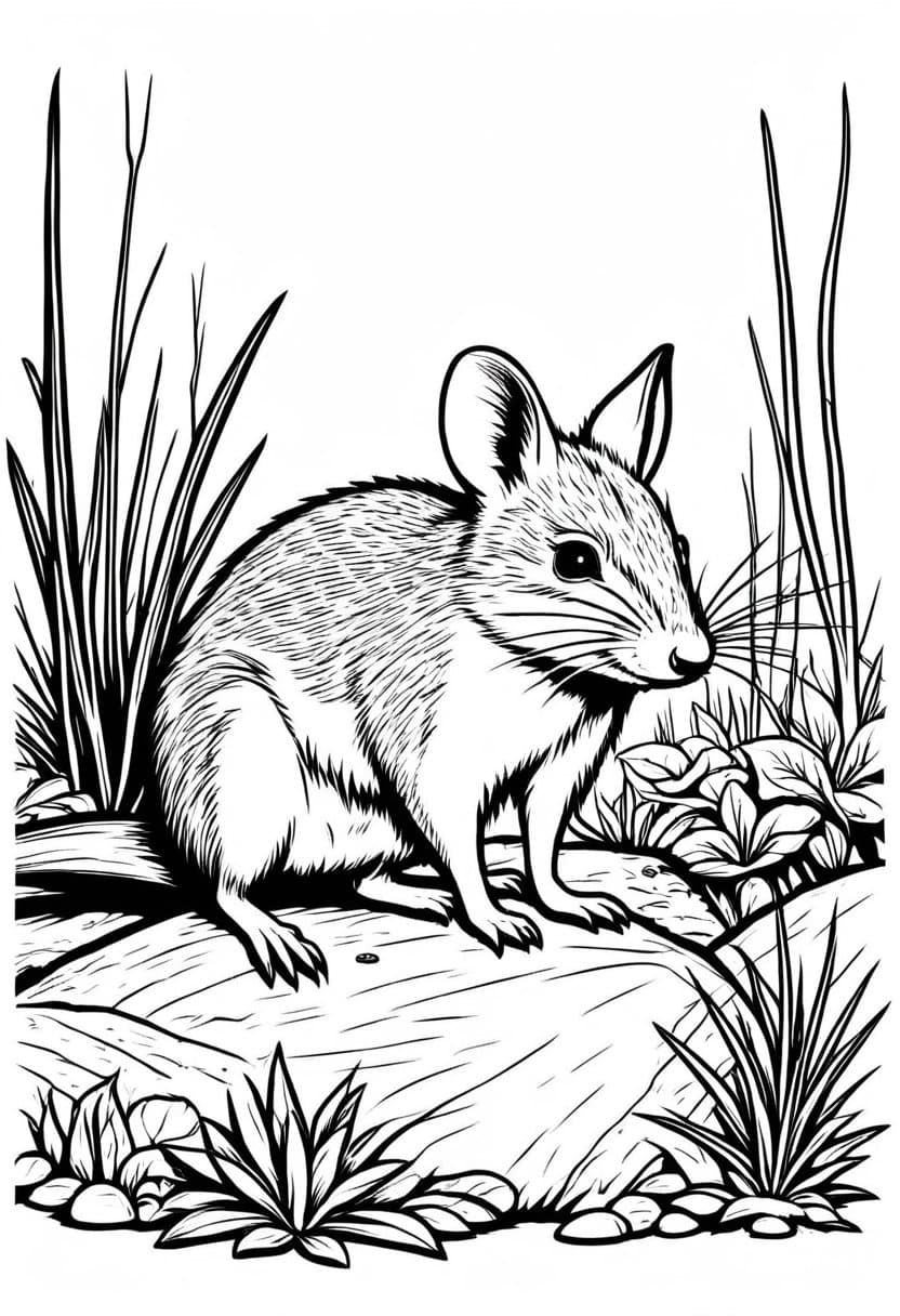 Natures Explorer — free printable coloring page to download and print