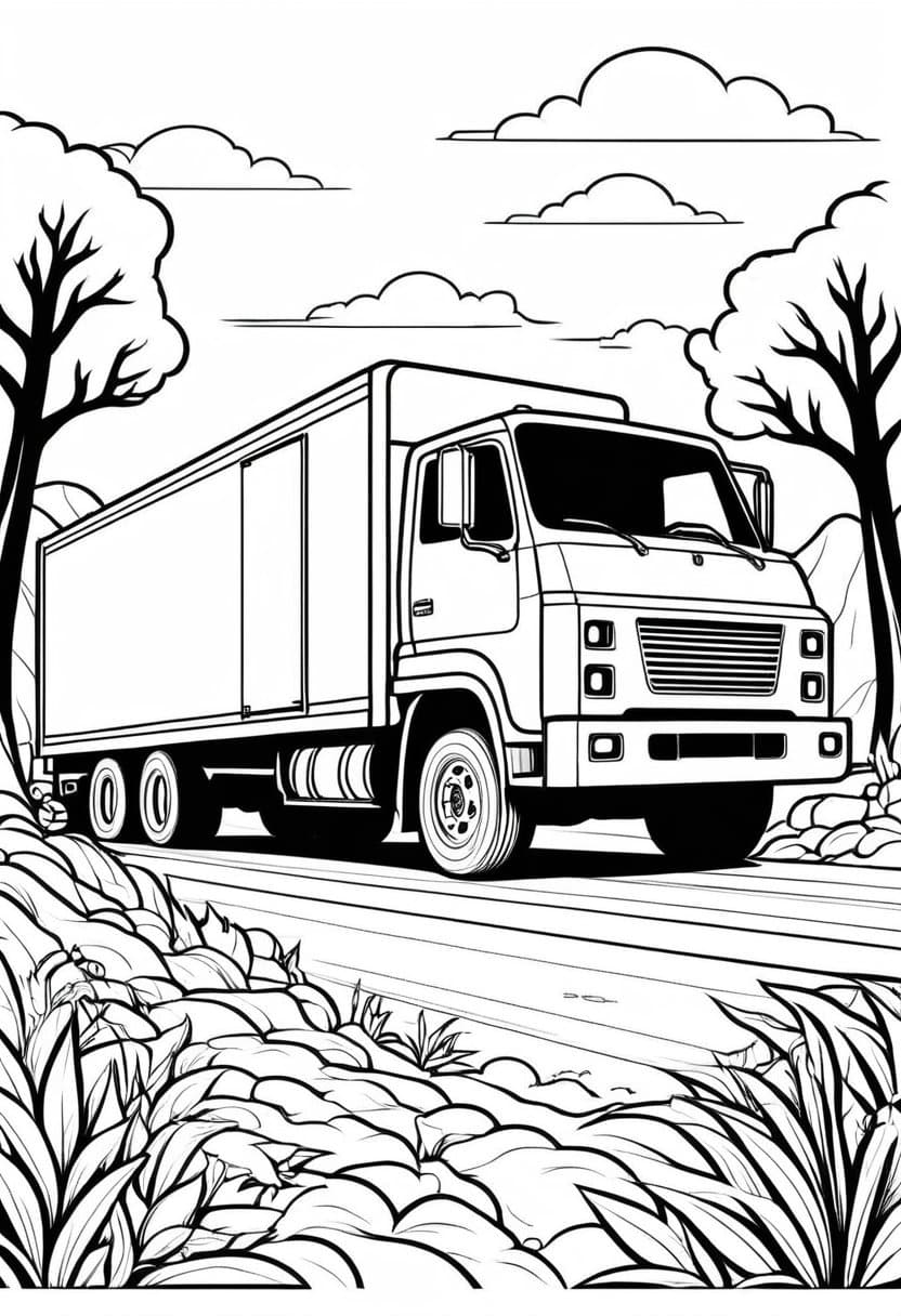 Natures Path — free printable coloring page to download and print