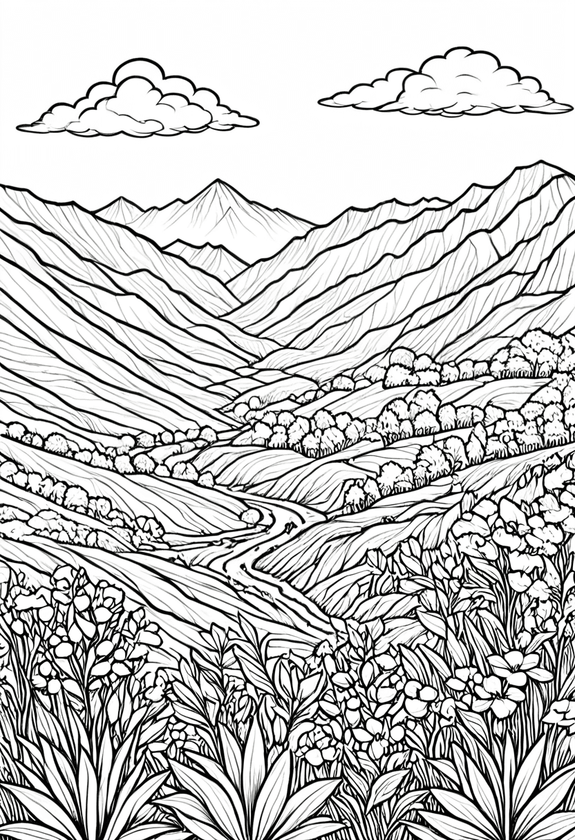 Natures Sanctuary — free printable coloring page to download and print