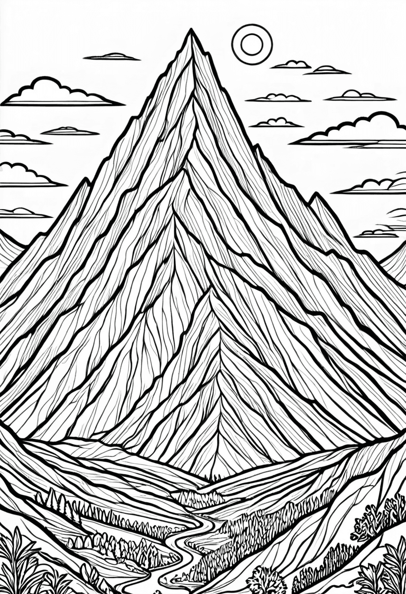 Peak Perception — free printable coloring page to download and print