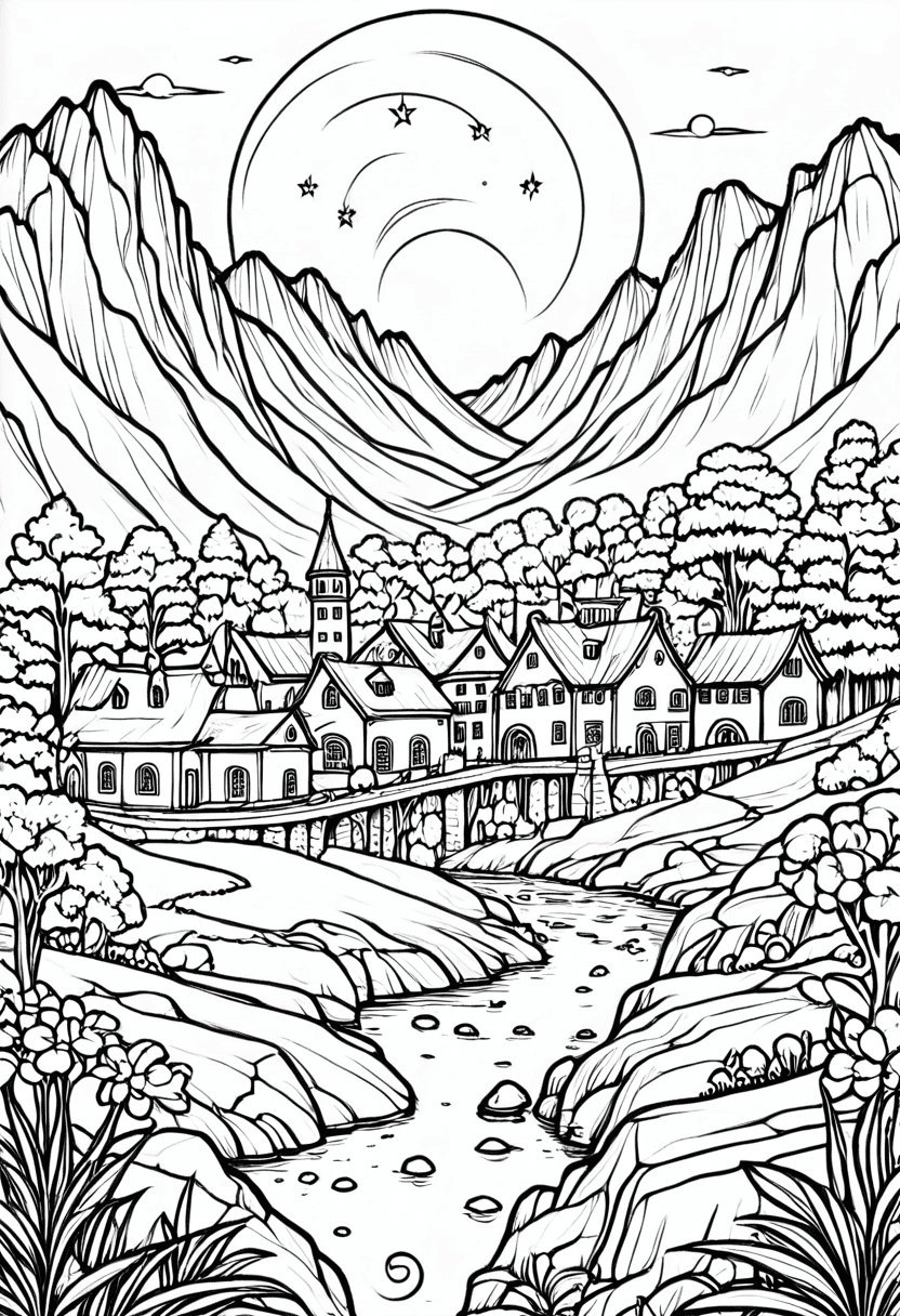Picture Perfect Paintings — free printable coloring page to download and print