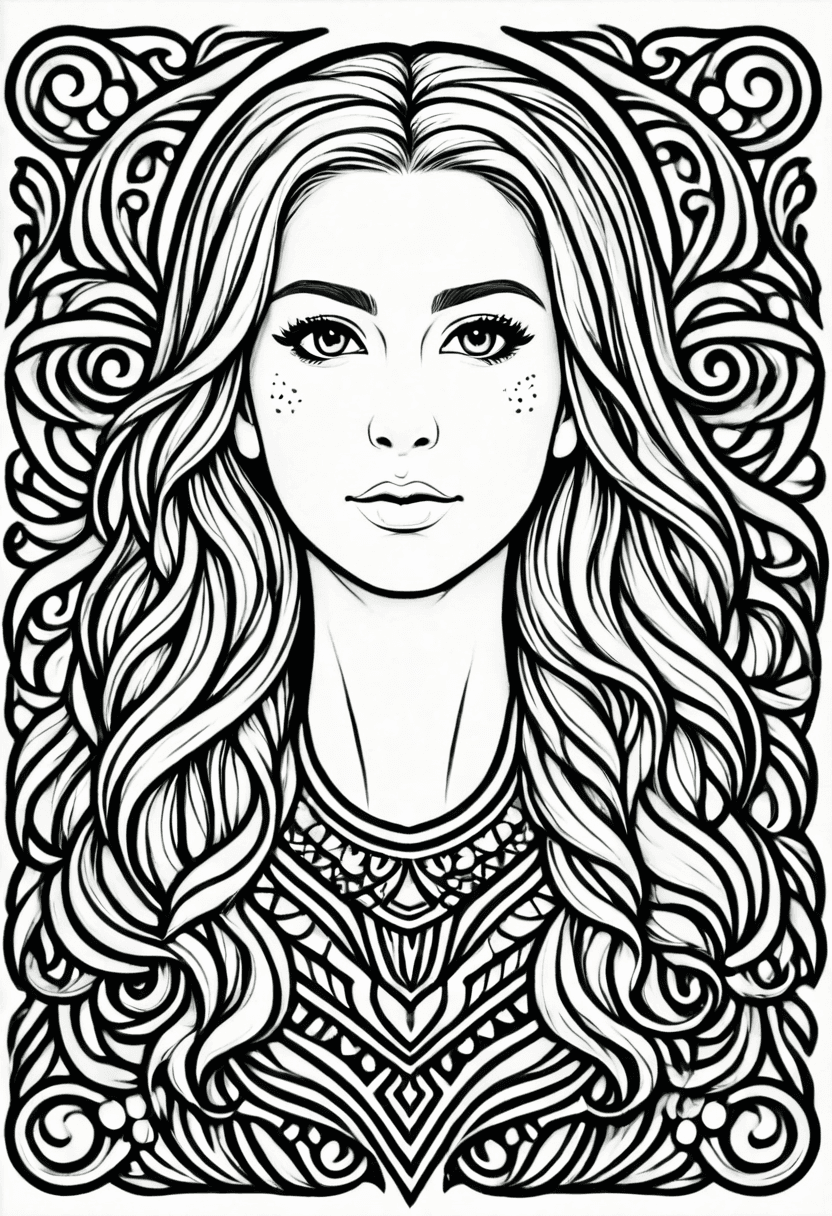 Portrait Gallery — free printable coloring page to download and print