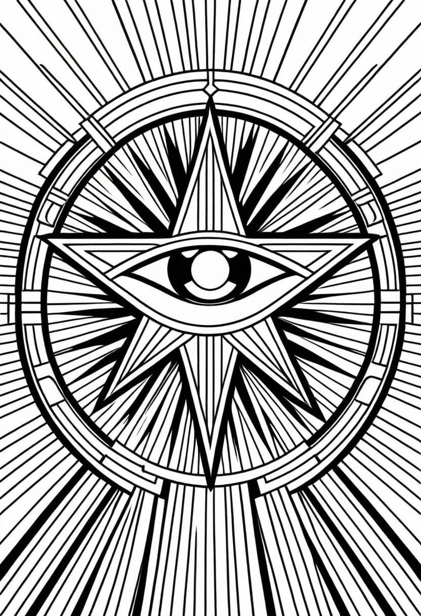 Star Cyclops — free printable coloring page to download and print
